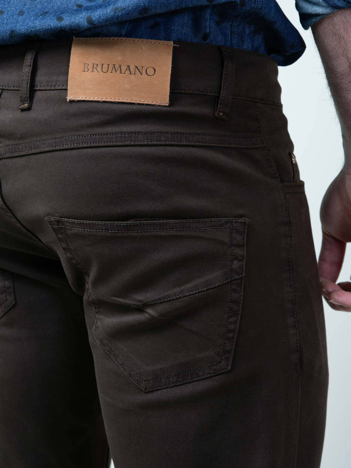 Brown Five Pocket Trouser Brumano Pakistan Update
