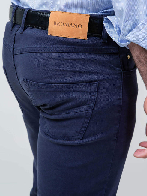 Navy Blue Five Pocket Trouser Brumano Pakistan