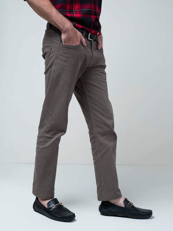 Sandy Brown Five Pocket Trouser Brumano Pakistan